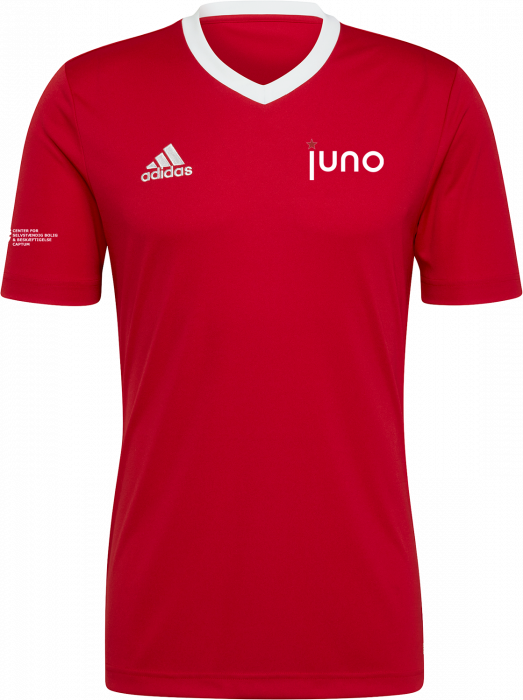 Adidas - Juno Tee - Power red 2 & hvid